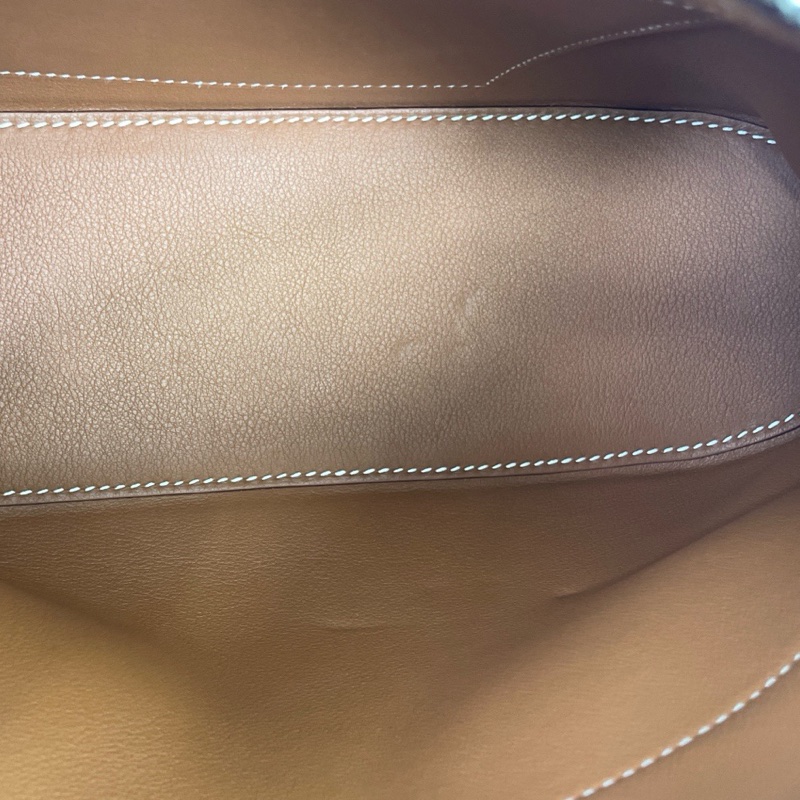 Hermes 愛馬仕 金棕Bolide 31限定款保齡球滑板包 U刻-9
