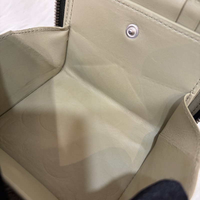 BOTTEGA VENETA BV 749726 橄欖綠色 小羊皮 編織 名片夾 零錢包 短夾 皮夾 零錢袋 信用卡包-44
