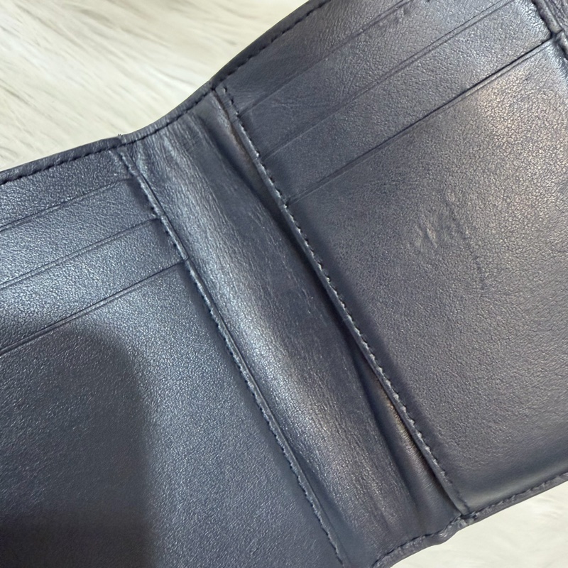 BOTTEGA VENETA BV 651372 黑色 小羊皮 編織 三折 拉鍊 零錢袋 短夾 皮夾-21