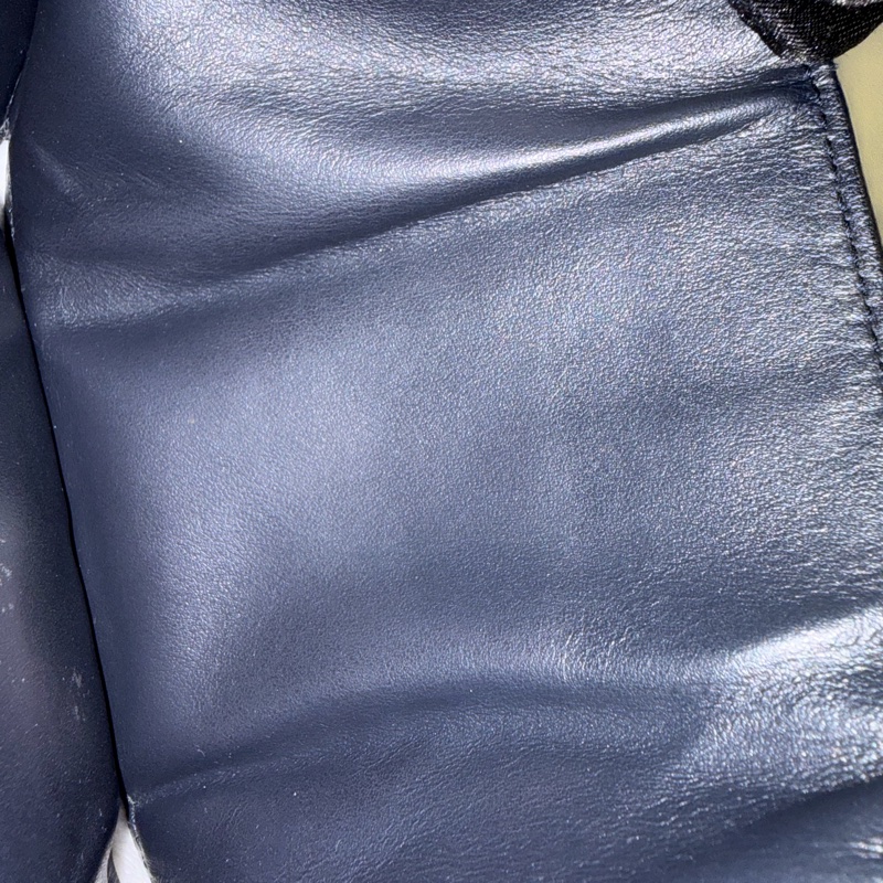 BOTTEGA VENETA BV 651372 黑色 小羊皮 編織 三折 拉鍊 零錢袋 短夾 皮夾-36