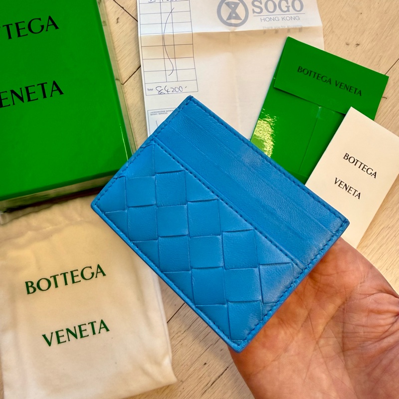 Bottega Veneta 👍🏻 Cardholder 100%Real正貨，90%New, 有單, Full set !-0