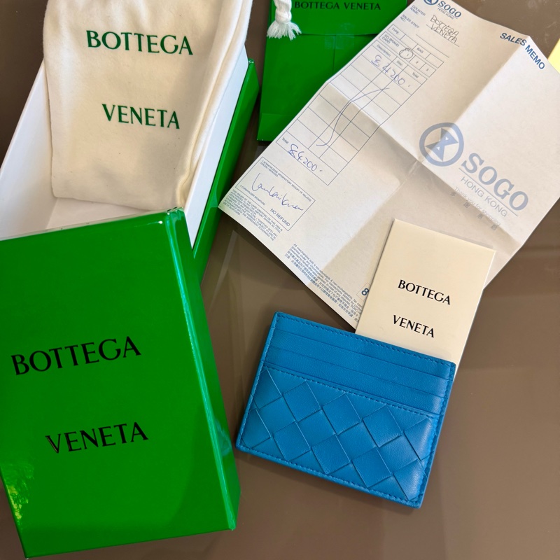 Bottega Veneta 👍🏻 Cardholder 100%Real正貨，90%New, 有單, Full set !-4