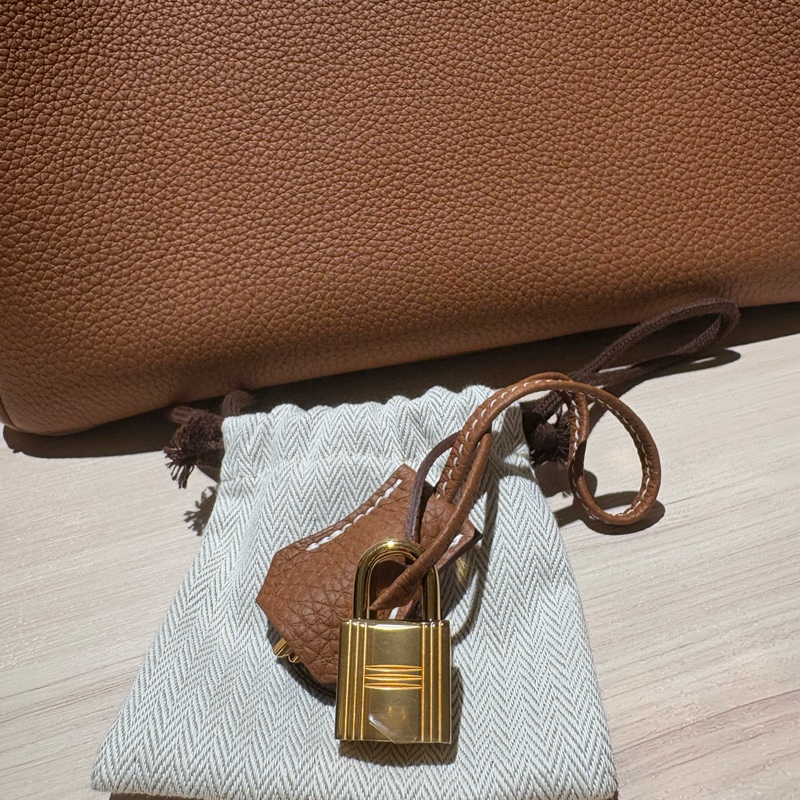 【98新近全新】Hermès Birkin 30 B刻 金棕金釦 GHW (37 Gold)-13