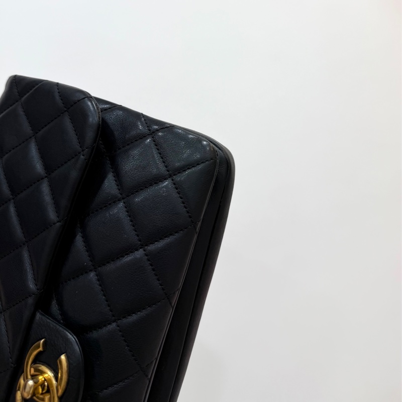 Chanel 香奈兒 秀款 黑金 CF 錢幣 金幣 鍊條包 斜背包 側背包 肩背包 手提包-12