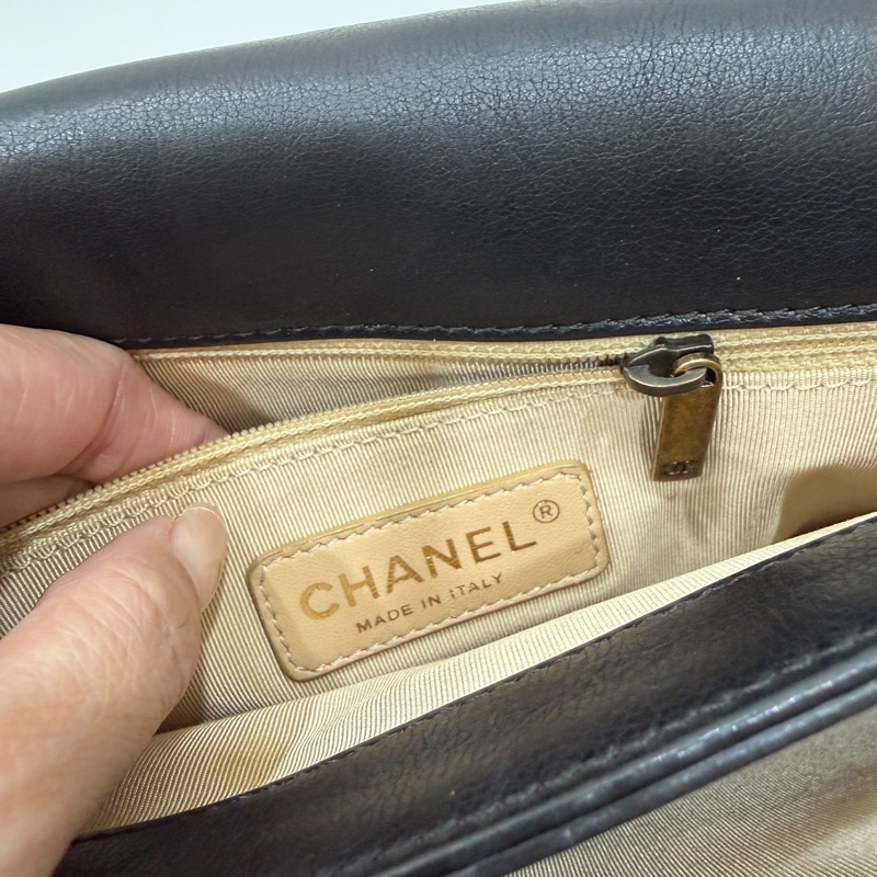 Chanel 香奈兒 秀款 黑金 CF 錢幣 金幣 鍊條包 斜背包 側背包 肩背包 手提包-28