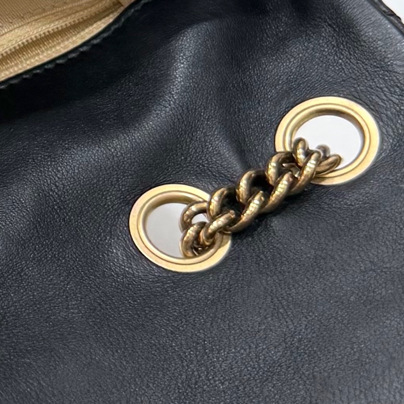 Chanel 香奈兒 秀款 黑金 CF 錢幣 金幣 鍊條包 斜背包 側背包 肩背包 手提包-38