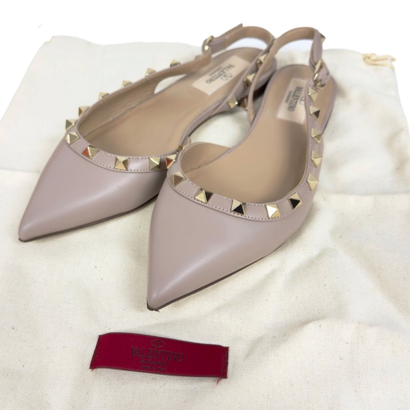 VALENTINO Rockstud 鍋釘 平底鞋-0