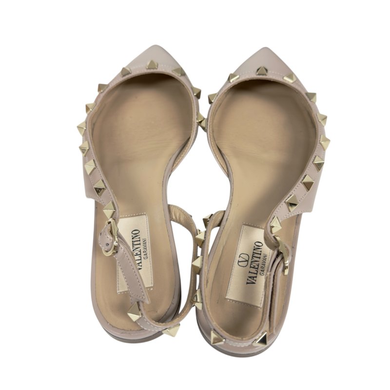 VALENTINO Rockstud 鍋釘 平底鞋-9