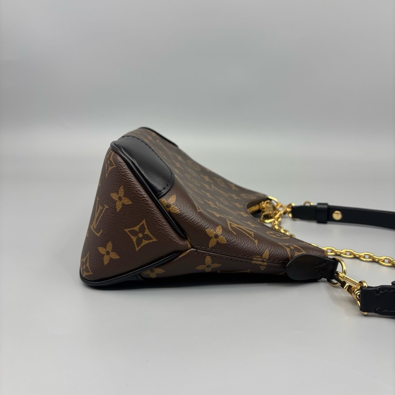 Louis Vuitton 路易威登 老花黑牛角斜挎包-4
