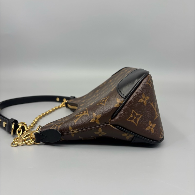 Louis Vuitton 路易威登 老花黑牛角斜挎包-5