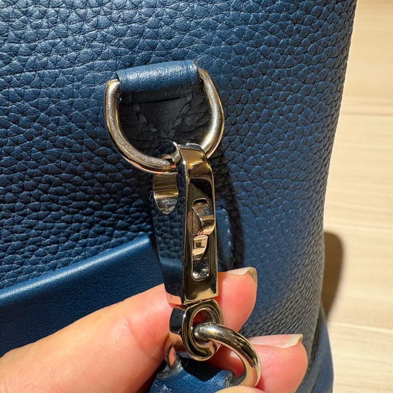 稀有神仙雙色】Hermès 24/24 29cm 藍色拼接湖水綠 [金釦/銀釦] [年份]刻 附全套購證 支持安心購鑑定-3