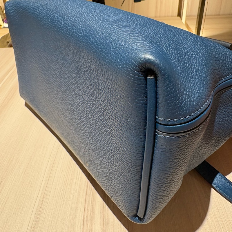 稀有神仙雙色】Hermès 24/24 29cm 藍色拼接湖水綠 [金釦/銀釦] [年份]刻 附全套購證 支持安心購鑑定-6
