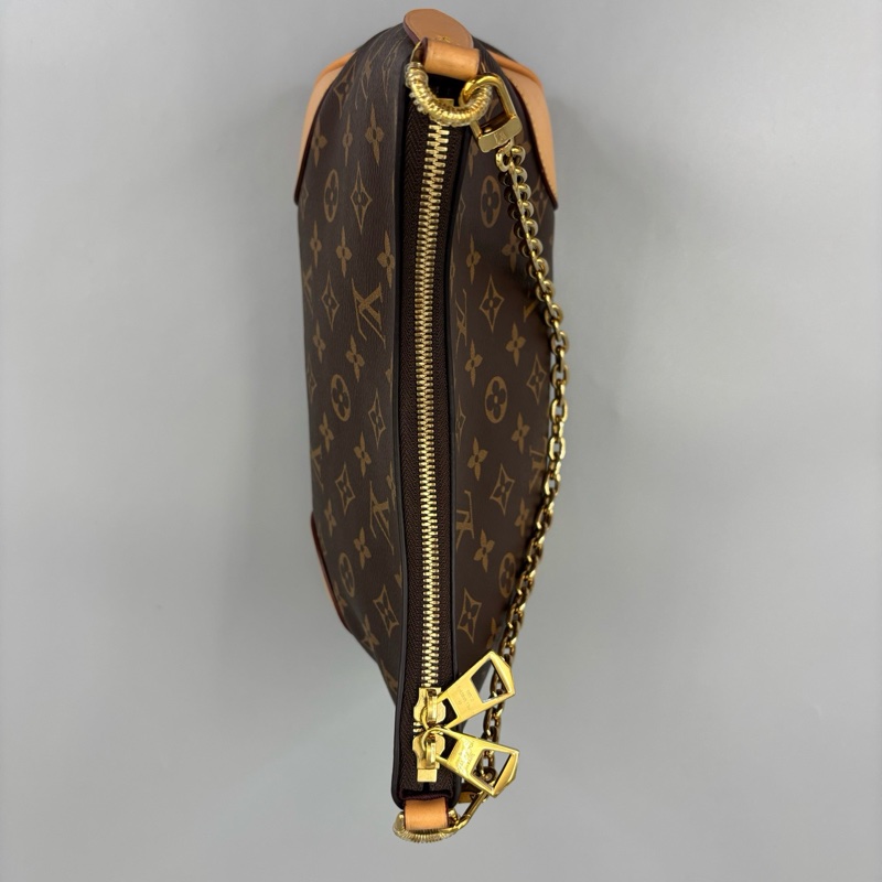 Louis Vuitton 路易威登 老花黃牛角斜挎包 純芯片-2