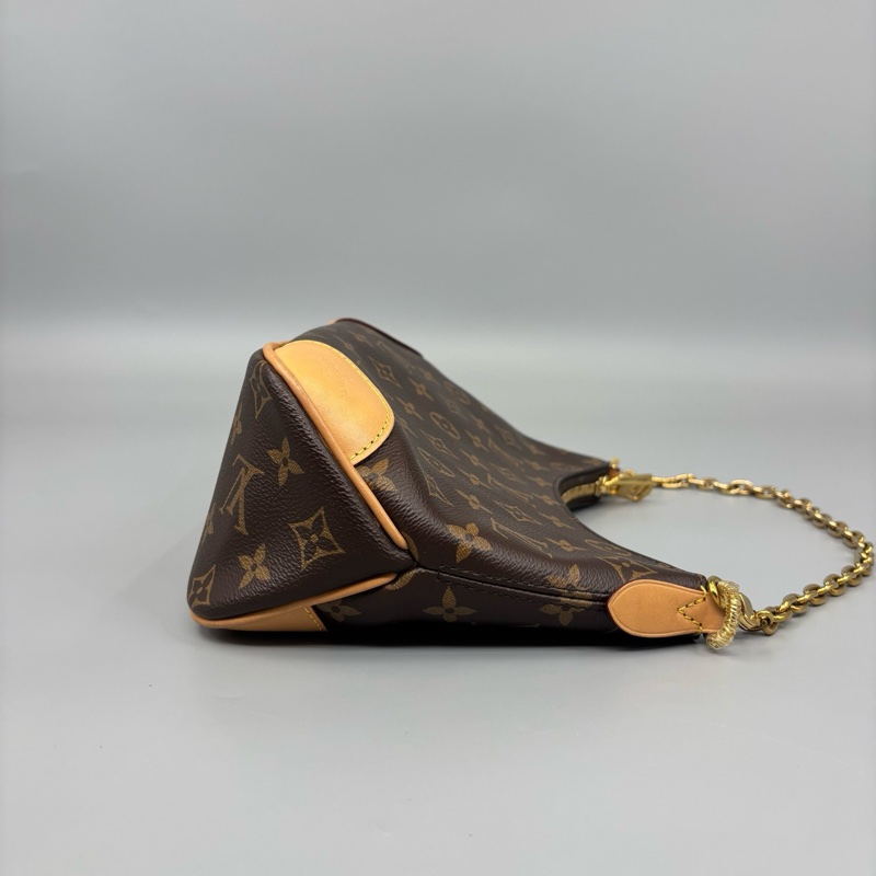 Louis Vuitton 路易威登 老花黃牛角斜挎包 純芯片-6