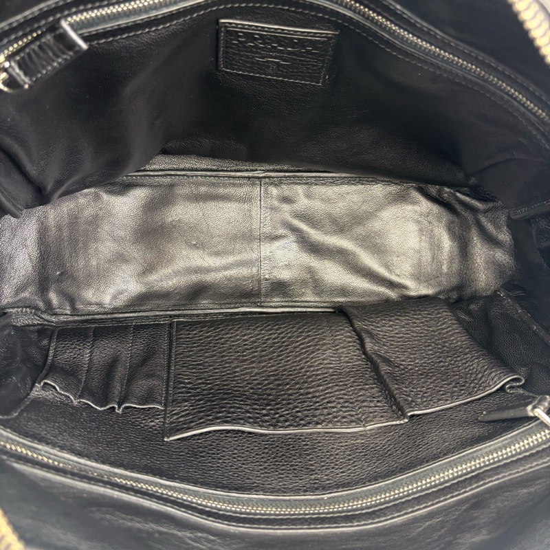 Prada 普拉達 荔枝紋牛皮公文包 尺寸36*27-9