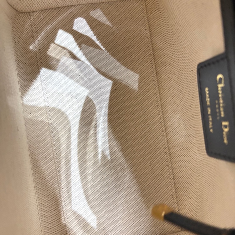 9.9新DIOR 藍色帆布老花提花波士頓包單肩包斜挎包手提包 金色五金 可拆卸肩帶 24年編碼❤️正品-6
