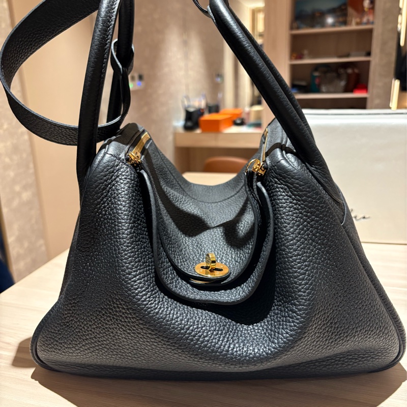 Hermès Lindy 30 黑金 GHW (8經典金剛色/極美品 附原廠配件 支持安心購正品鑑定-5