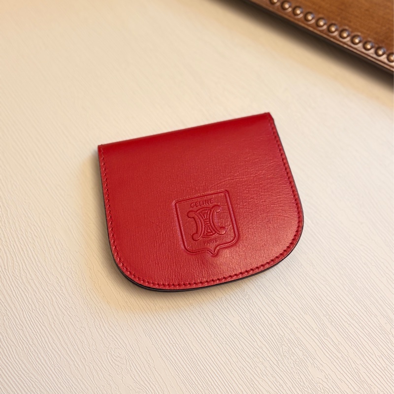 Celine零錢包真皮 牛革 coins bag 凱旋門 思琳-0
