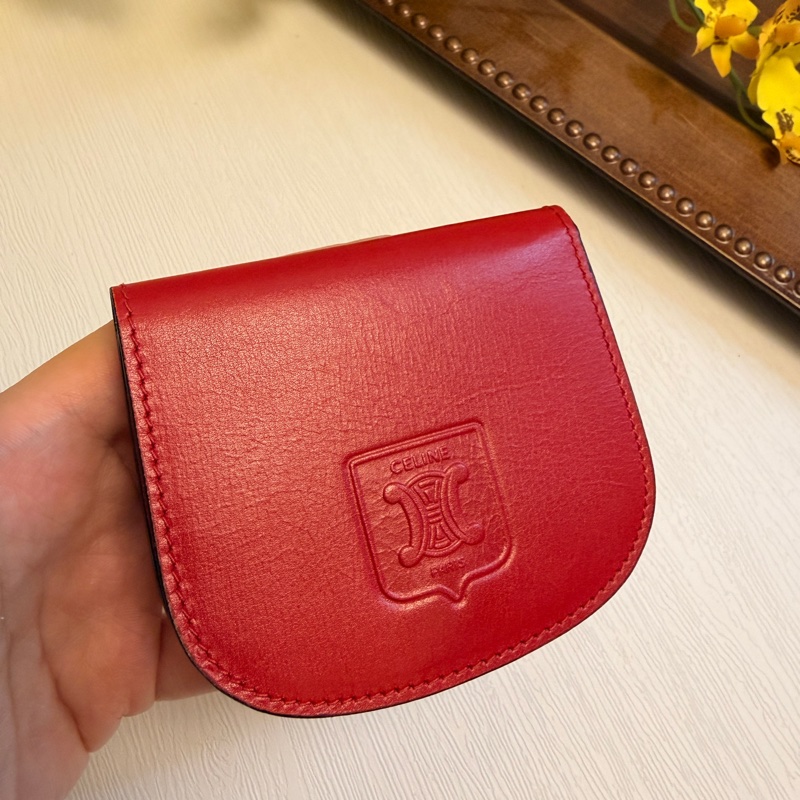 Celine零錢包真皮 牛革 coins bag 凱旋門 思琳-2