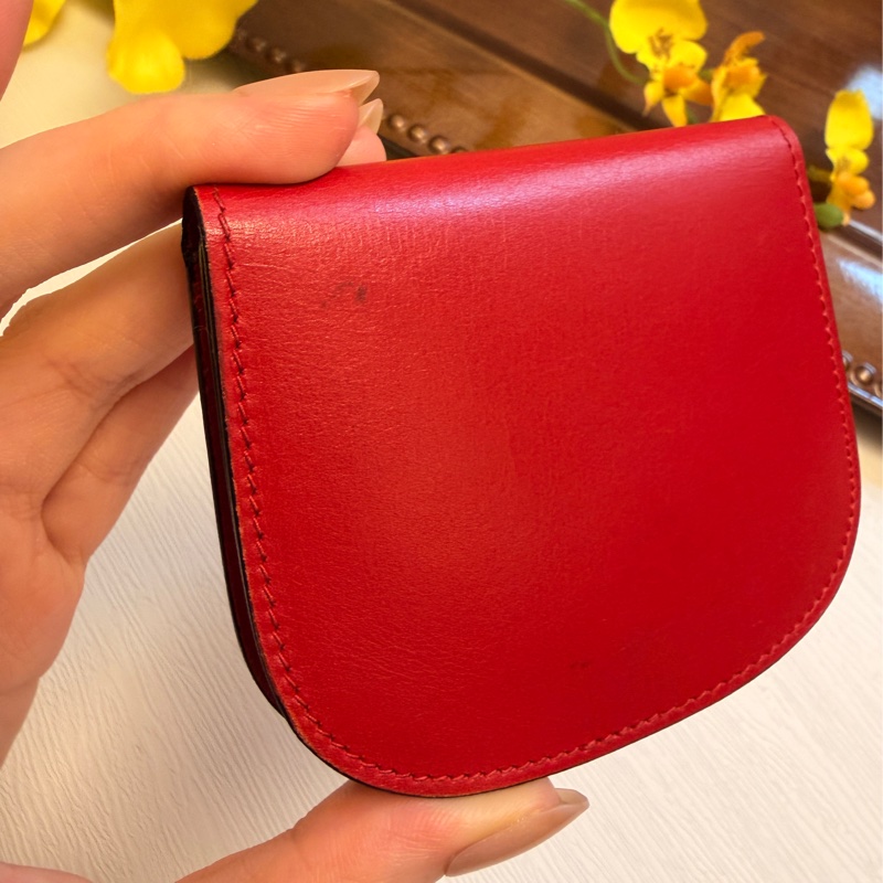 Celine零錢包真皮 牛革 coins bag 凱旋門 思琳-6