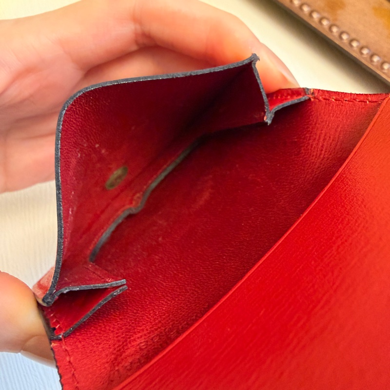 Celine零錢包真皮 牛革 coins bag 凱旋門 思琳-13