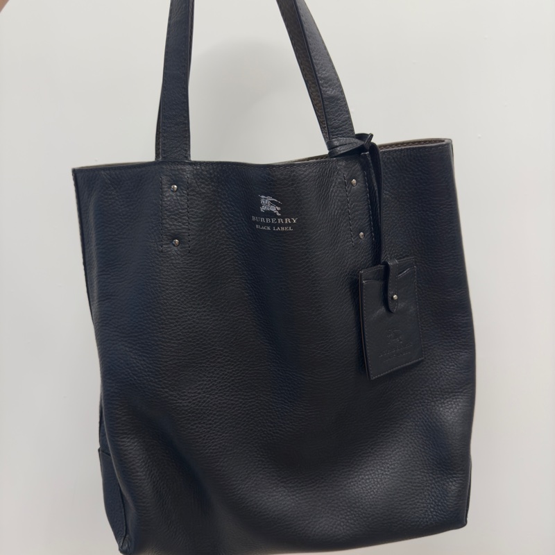 Burberry 👍🏻 100%Real正貨，95%New, 大牛皮袋-5