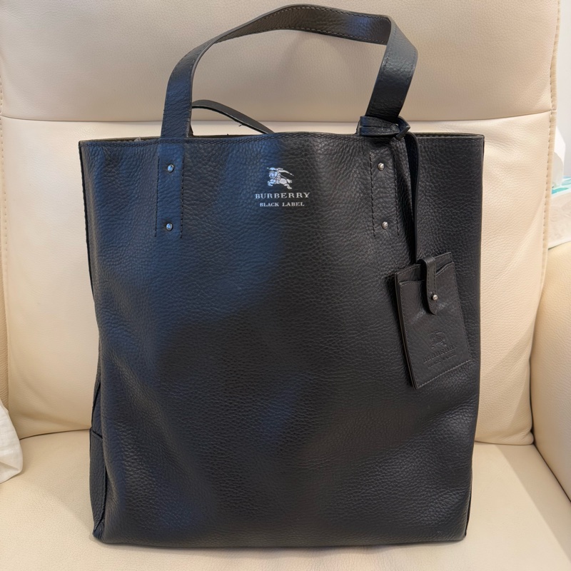 Burberry 👍🏻 100%Real正貨，95%New, 大牛皮袋-6