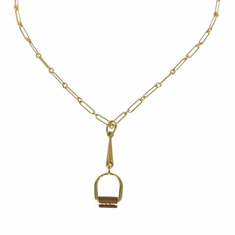 HERMES Heritage Equestre 小號 頸鏈