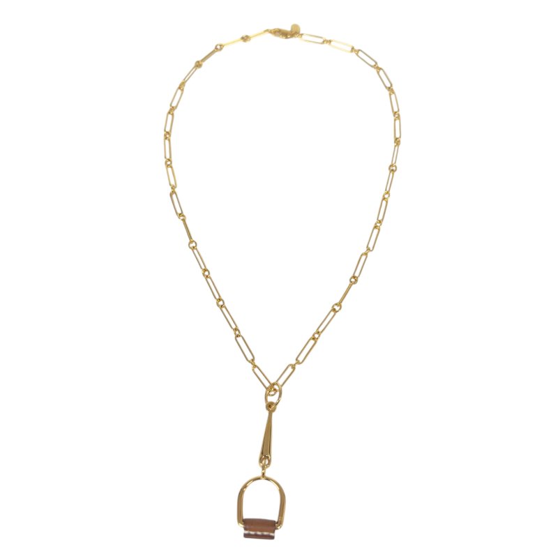 HERMES Heritage Equestre 小號 頸鏈-2