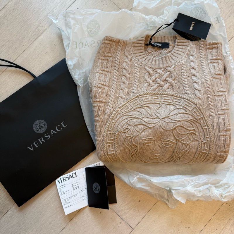 Versace 👍🏻 100%Real正貨，100%New,羊毛冷衫-7