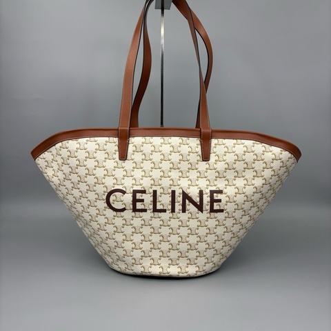 Celine 賽琳 凱旋門扇形托特大號手提包 尺寸67*30