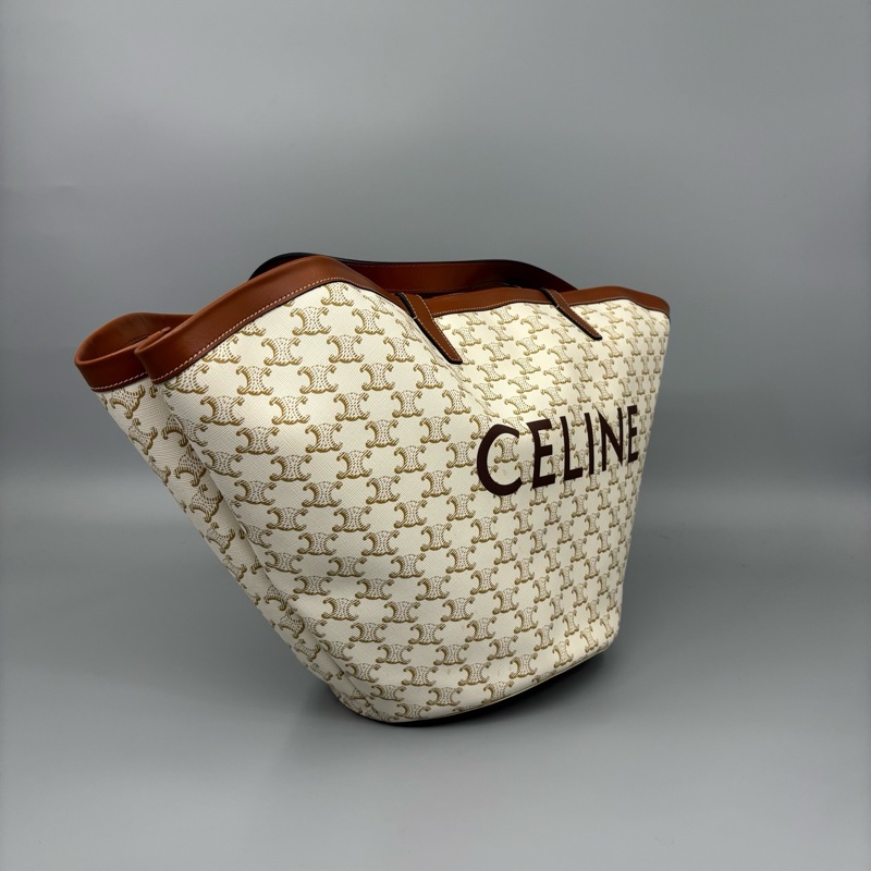Celine 賽琳 凱旋門扇形托特大號手提包 尺寸67*30-5