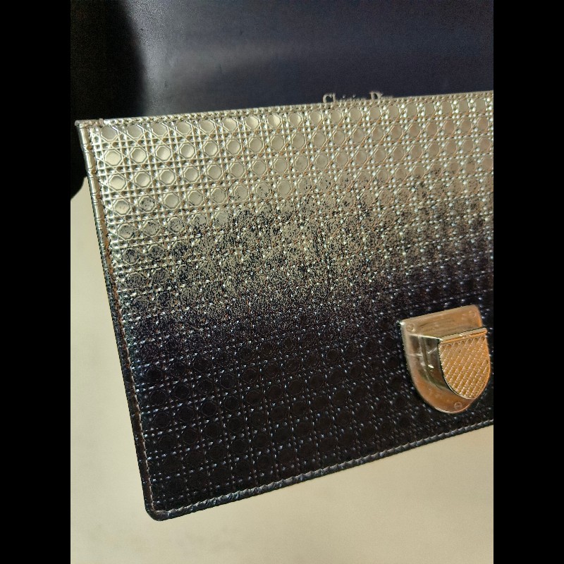 ❤️感恩月❤️折扣最後倒數至5/31‼️㊣✨Christian Dior✨迪奧 CD 漸層色 銀漆 掀蓋 盾牌包 鏈條包 肩背包 斜背包/二手包/保證正品🌳二手樹屋🌳-37