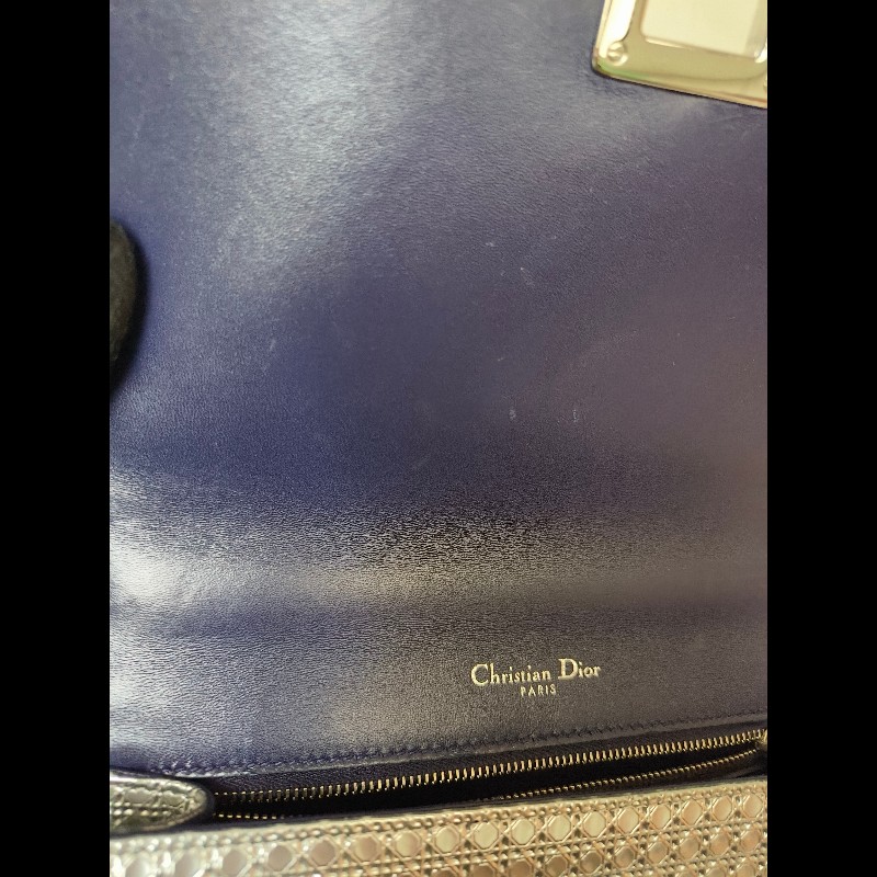 ❤️感恩月❤️折扣最後倒數至5/31‼️㊣✨Christian Dior✨迪奧 CD 漸層色 銀漆 掀蓋 盾牌包 鏈條包 肩背包 斜背包/二手包/保證正品🌳二手樹屋🌳-42