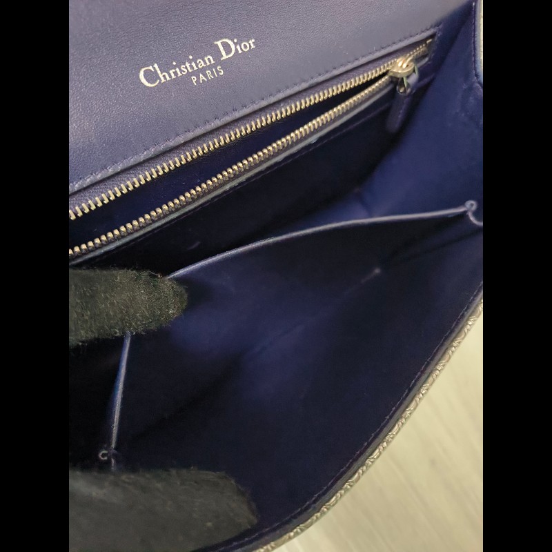 ❤️感恩月❤️折扣最後倒數至5/31‼️㊣✨Christian Dior✨迪奧 CD 漸層色 銀漆 掀蓋 盾牌包 鏈條包 肩背包 斜背包/二手包/保證正品🌳二手樹屋🌳-44