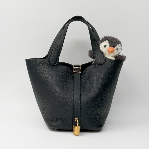 Hermès Picotin Lock 18 菜籃子 黑色金釦 Z刻｜✨ Wisher惟奢名品✨
