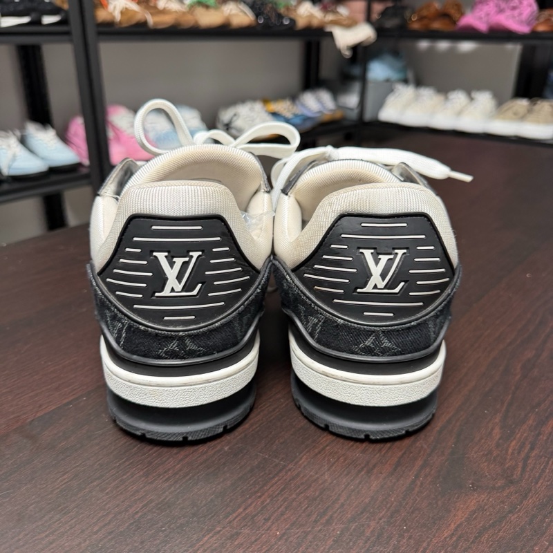 路易威登lv trainer黑白牛仔板鞋 44.5碼-2