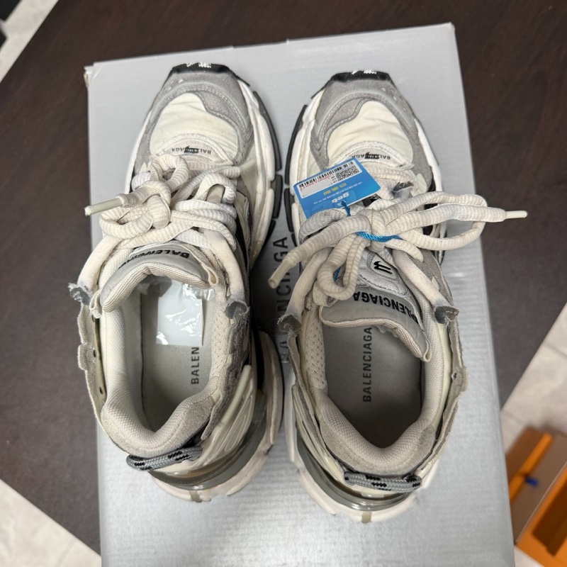 Balenciaga巴黎世家runner黑白做舊運動鞋 36碼-6