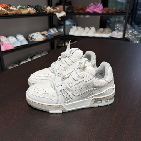 Louis Vuitton路易威登 trainer白水泥 女款板鞋 36.5碼