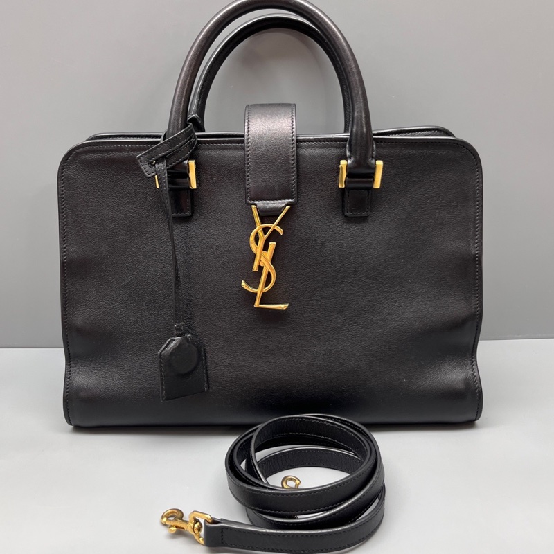 YSL 黑色Cabas通勤包-0