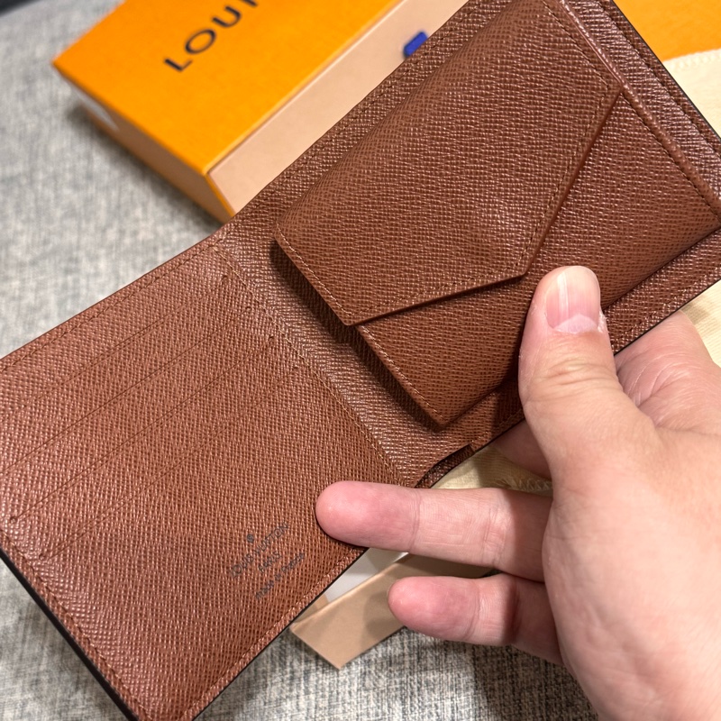 LV 老花短夾 男短夾 零錢袋-7