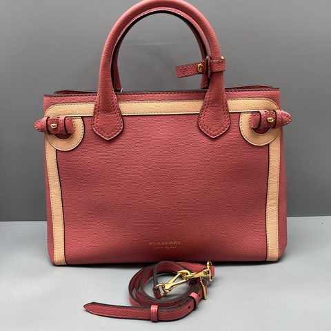 Burberry 拼色班納通勤包