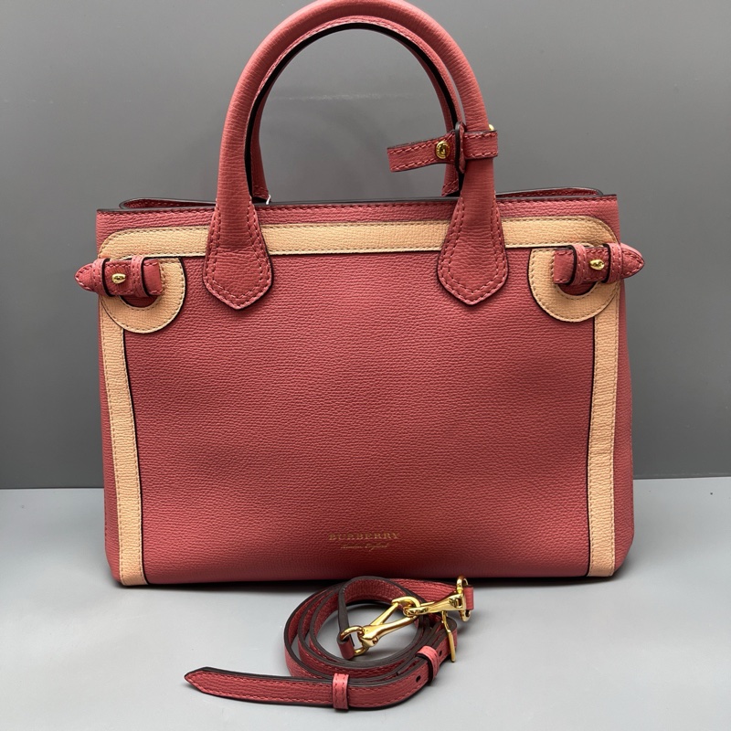 Burberry 拼色班納通勤包-0