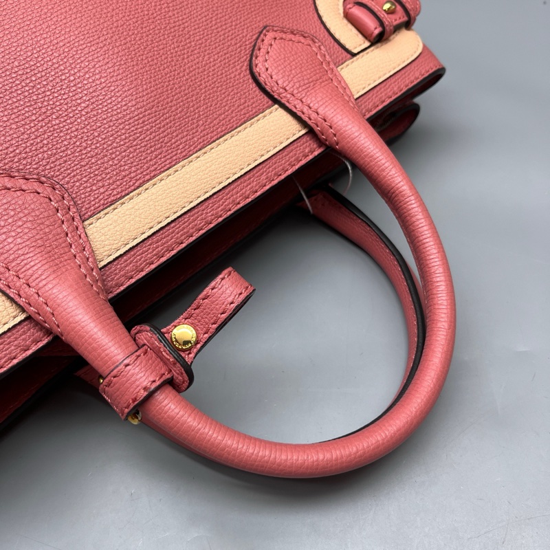 Burberry 拼色班納通勤包-5