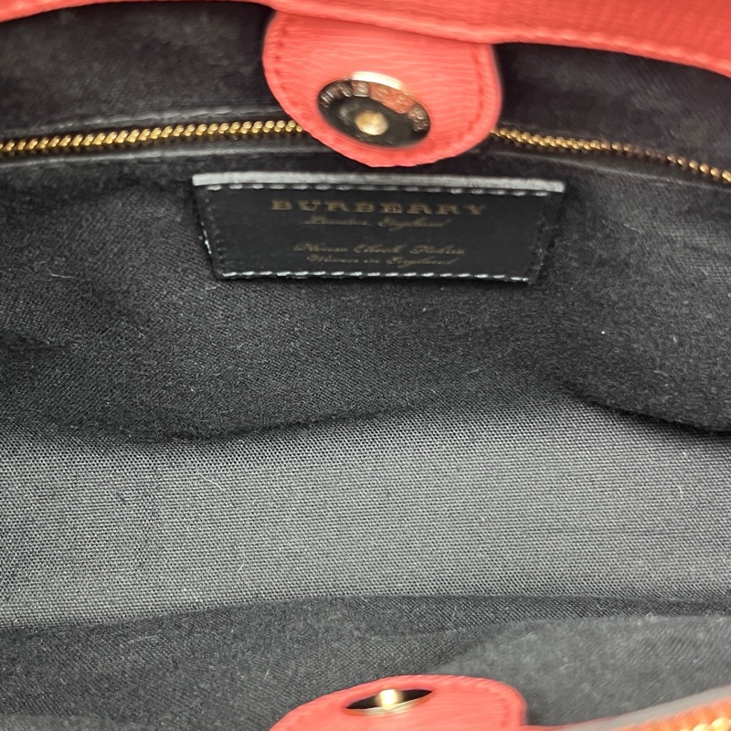 Burberry 拼色班納通勤包-8