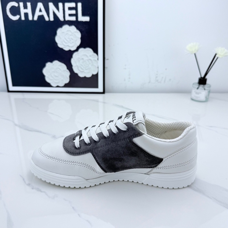 Chanel香奈兒 24C灰白板鞋 37碼 🧡-3