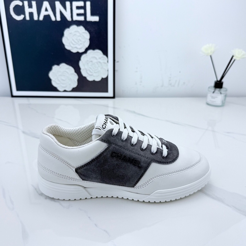 Chanel香奈兒 24C灰白板鞋 37碼 🧡-4