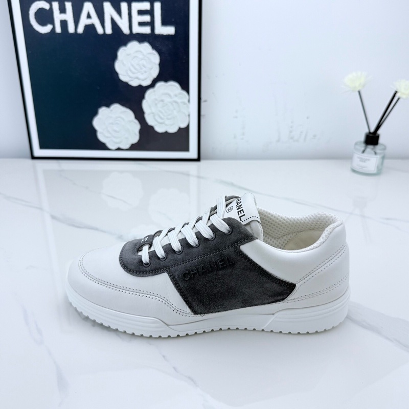 Chanel香奈兒 24C灰白板鞋 37碼 🧡-5