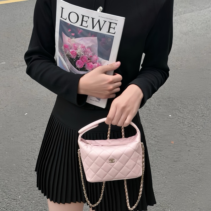 🌸Chanel櫻花粉飯盒包｜仙女感直接拉滿💕-0