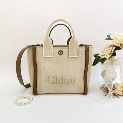 ✨2025年新款✨CHLOE CARRY 托特包 奶茶色